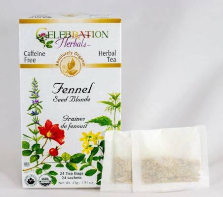 CELEBRATION HERBALS Fennel Seed Blonde Tea Organic 24 Teabags