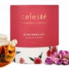 CelesTe Remembrance Rose Tea Loose Leaf Premium Blend of Rose buds 100% Natural 25 Cups