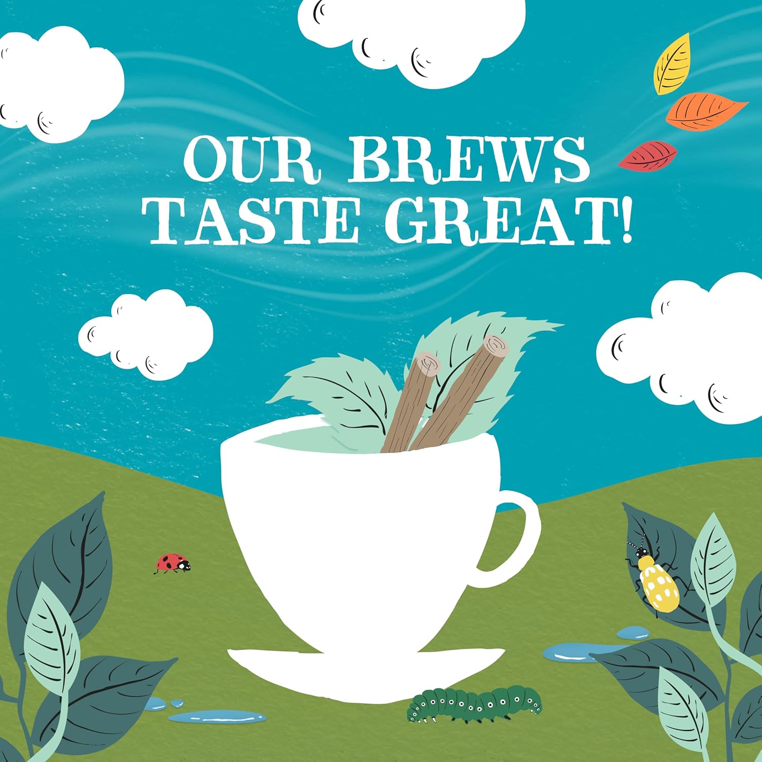 Clipper Tea Peppermint & Licorice Teabags Caffeine Free 50 Tea Bags