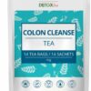 Colon Cleanse Herbal Detox Tea Digestion & Bloated Belly Relief 28 day Supply 14 Tea Bags