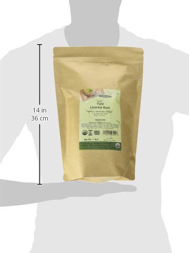 Davidson's Organics Tulsi Licorice Root Loose Leaf Tea 16 Ounce Bag