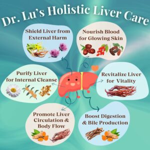 Dr. Lu’s Happy Liver Tea 100% Natural Liver Cleanse Detox & Repair Tea Made in US