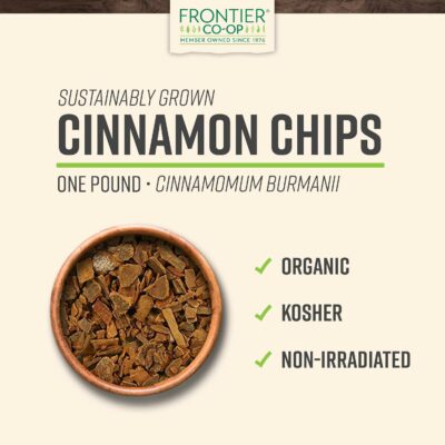 Frontier Co op Organic Cinnamon Chips 1lb