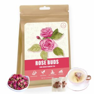 Generic Natural Rose Tea 2.46 oz 70 g 20PS Tea Bags Caffeine