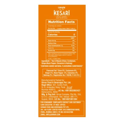Girnar Kesari Masala Spice Tea 25 tea bags