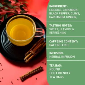 HANDPICK Licorice Root Tea Bags 50 Count 2gtea bag Licorice Tea Caffeine Free