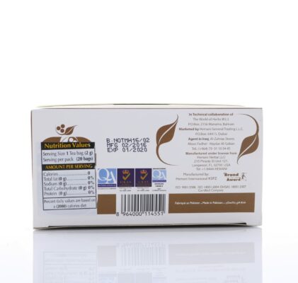 HEMANI Herbal Tea Mix Herbs 20 Tea Bags in Box