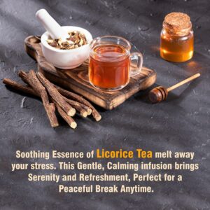 Licorice Root Tea 100 g Chopped Licorice Root Mulethi Cut & Sifted