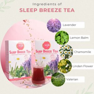 Merja Herbs Sleep Breeze Tea 250g Caffeine Free for Sleep & Memory Boost Stress Relief Tea