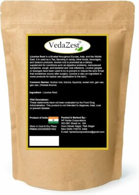 Natural Licorice Root 100g Non GMO Dried & Pure Licorice Root Tea