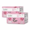 Natural Rose Green Tea 40 Pyramid Tea Bags 100% Whole Leaf Green Tea