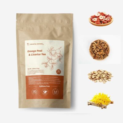 ORIENTAL XINYANG Traditional Herbal Tea with Orange Peel & Licorice Root Caffeine Free 30 Tea Bags