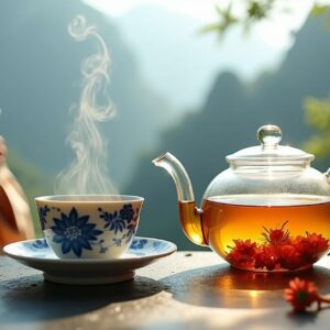 ORIENTAL XINYANG Traditional Herbal Tea with Orange Peel & Licorice Root Caffeine Free 30 Tea Bags