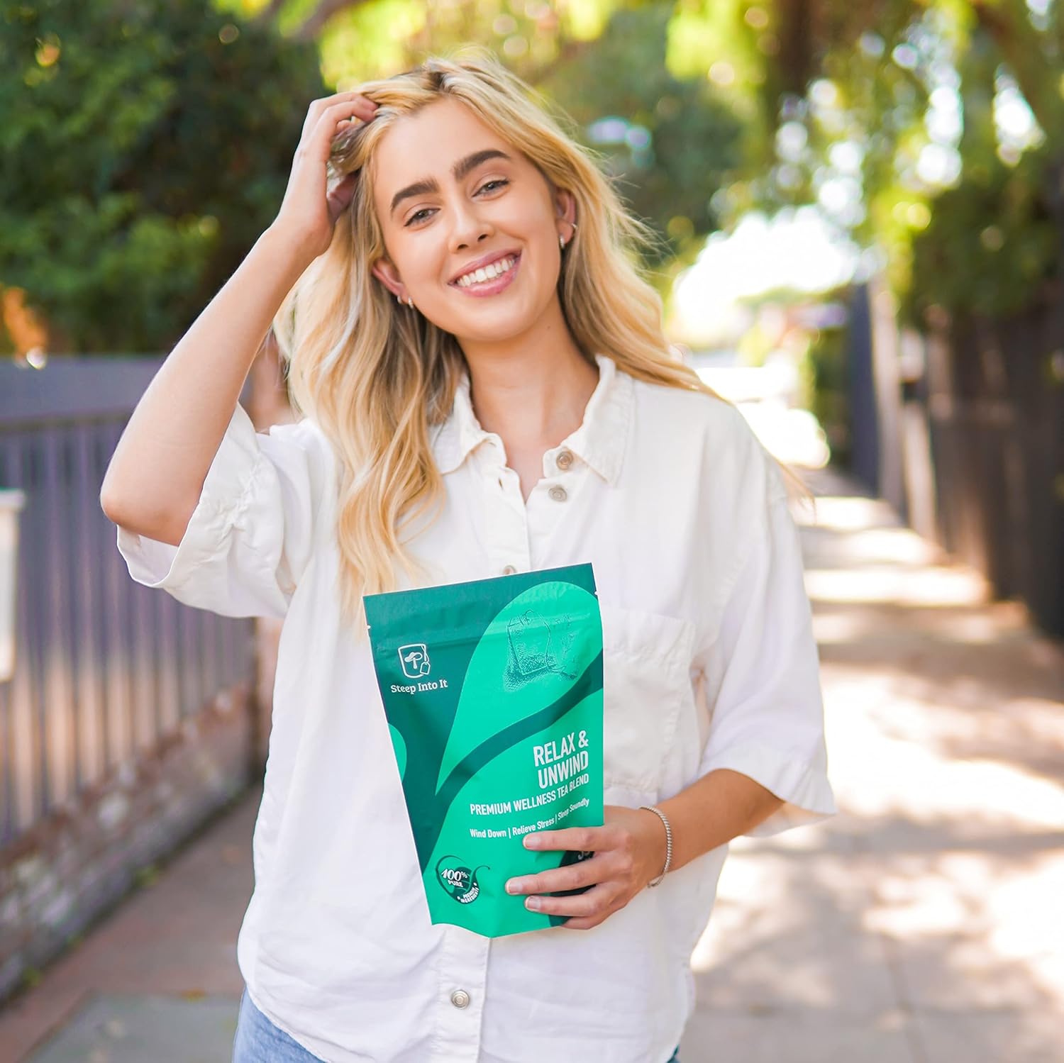 Organic Chamomile Tea Calming Herbal Sleep Tea 1.7 Ounce