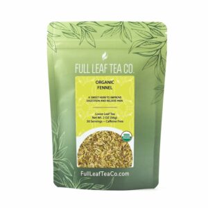 Organic Fennel 2 oz Bag approx 30 servings Full Leaf Tea Company
