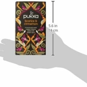 Pukka Herbal Teas Licorice and Cinnamon 20 Teabags