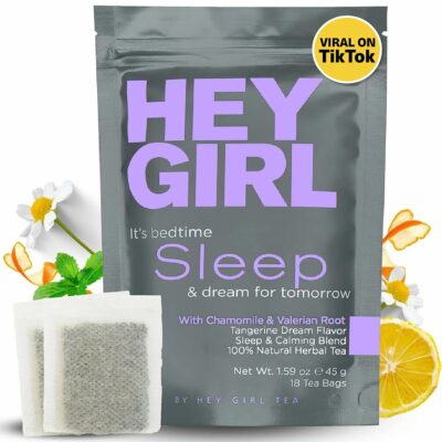 Sleep Tea for Bedtime Calming Sleepytime Herbal Tea Relaxation Self Care Gifts for Women
