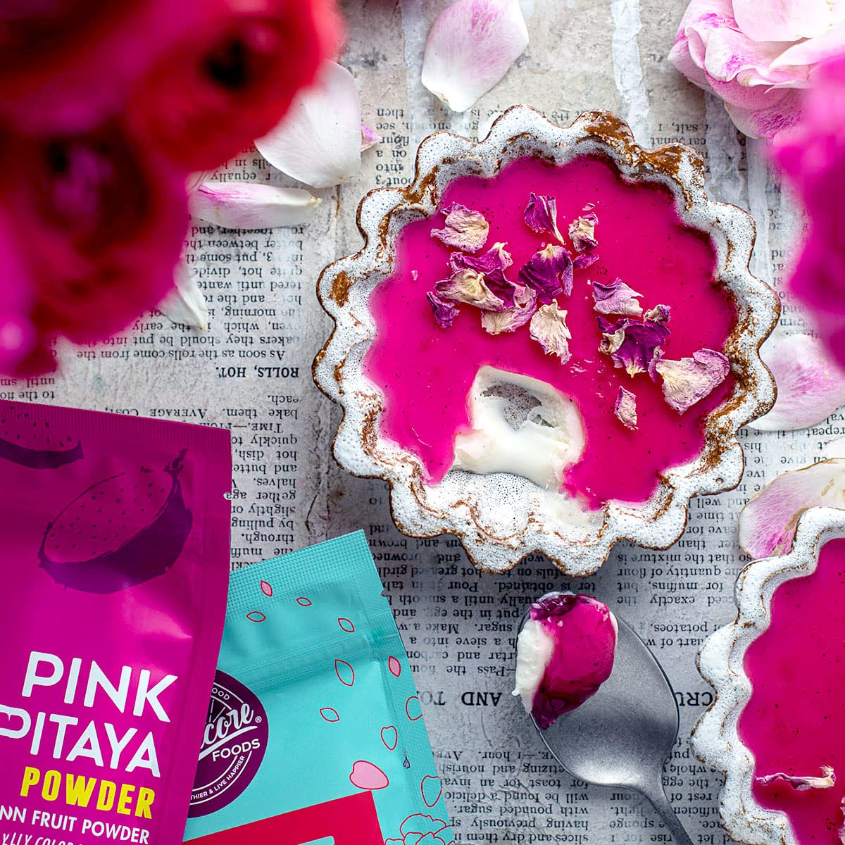 Suncore Foods Dried Rose Petals Bloom Caffeine Free Tea 1 Pack