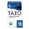 TAZO Organic DREAM Herbal Tea Bags Caffeine Free Relaxing Chamomile and Lavender Blend 16 Tea Bags