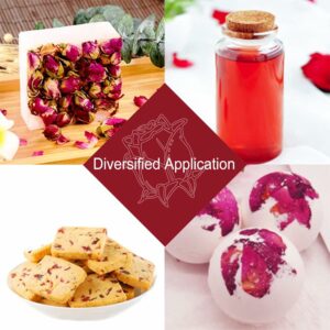 TEARELAE Premium Dried Rose Buds 100% Pure Natural Dried Roses 3oz85g