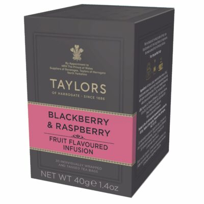 Taylors of Harrogate Blackberry & Raspberry Herbal Tea 20 Teabags