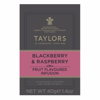 Taylors of Harrogate Blackberry & Raspberry Herbal Tea 20 Teabags