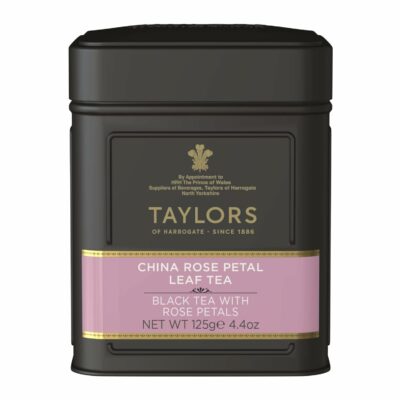 Taylors of Harrogate China Rose Petal Loose Leaf 4.41 Ounce Tin