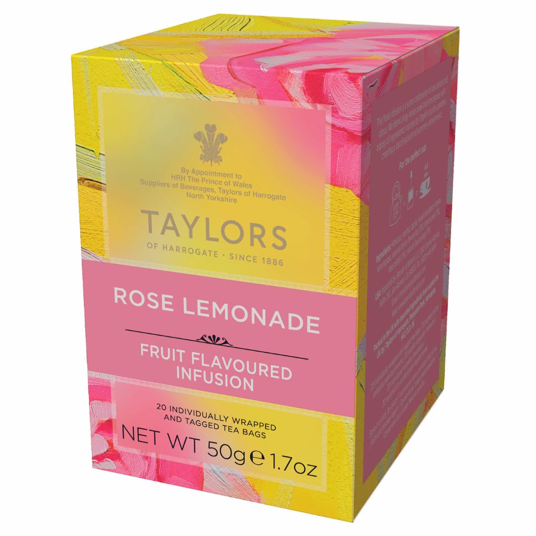Taylors of Harrogate Rose Lemonade Infusion 20 Teabags
