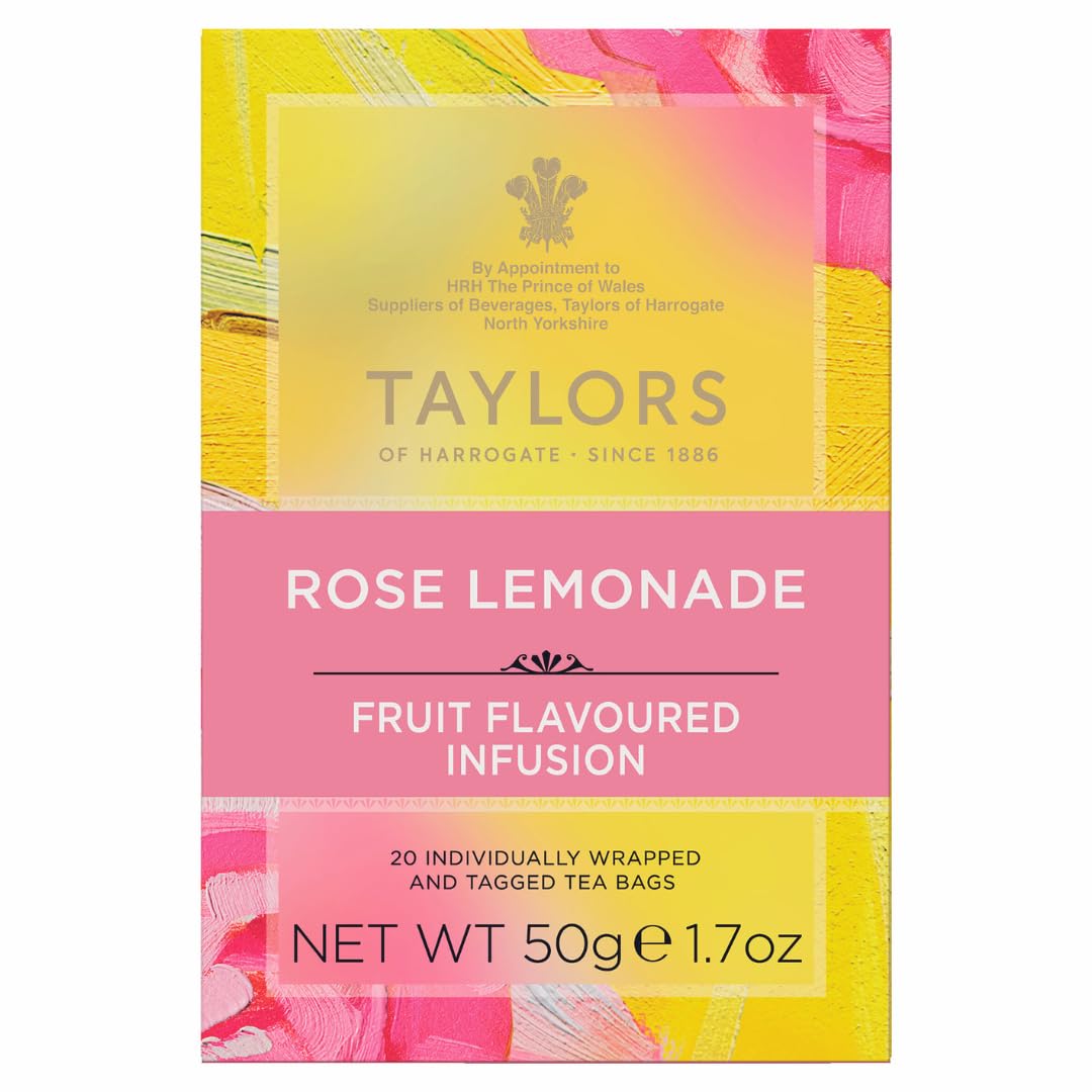 Taylors of Harrogate Rose Lemonade Infusion 20 Teabags