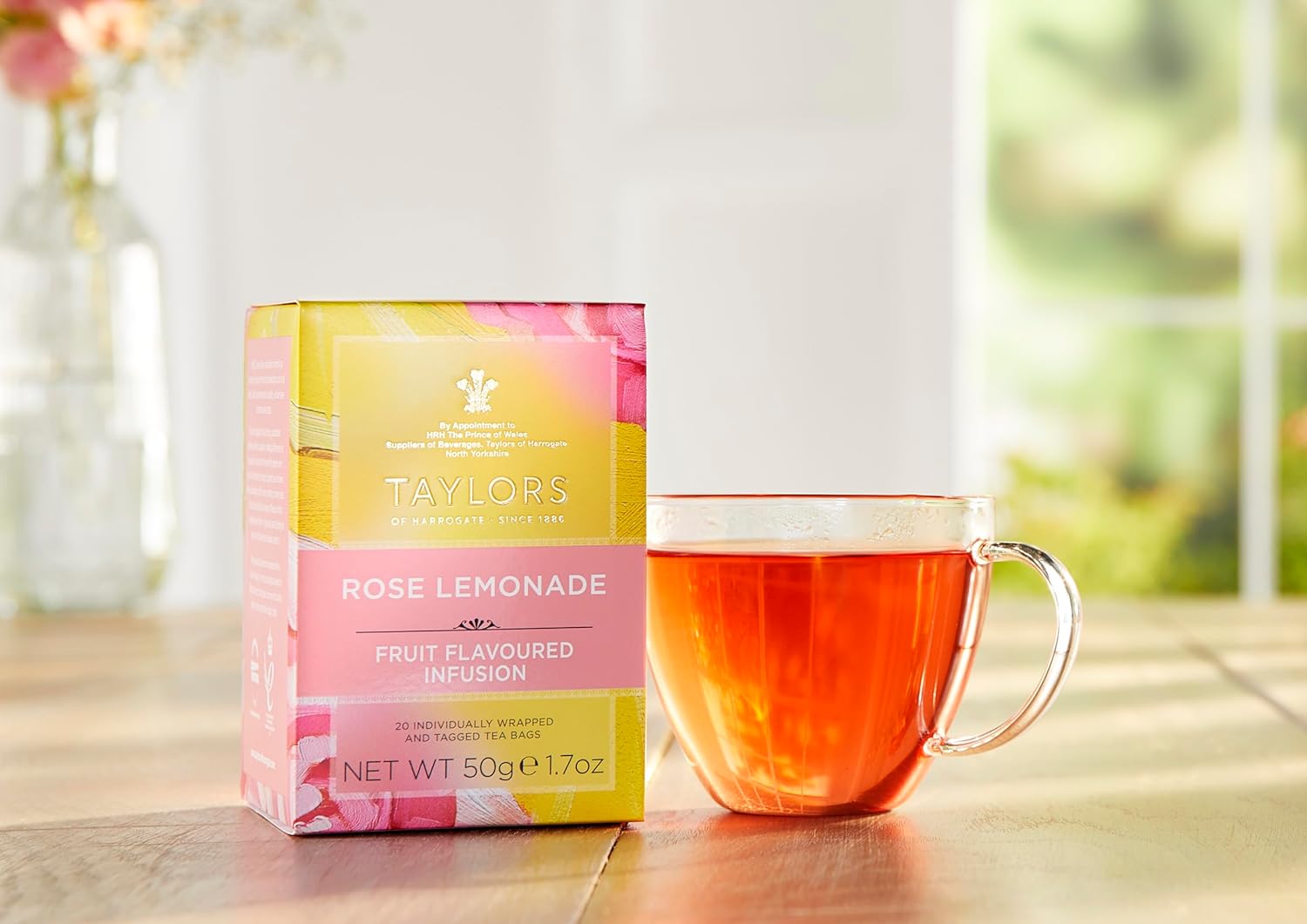 Taylors of Harrogate Rose Lemonade Infusion 20 Teabags