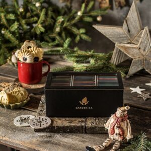 Tea Bags Variety Pack Box Herbal and Caffeine Free Sampler Gift Set 60 Count 15 Different Flavors