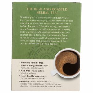 Teeccino Maca Chocolaté Herbal Tea Rich & Roasted Herbal Tea That’s Caffeine Free 10 Tea Bags
