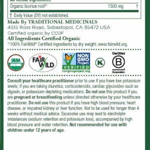 Traditional Medicinals Organic Licorice Root Herbal Tea Pack of 1 16 Tea Bags