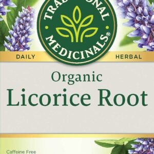Traditional Medicinals Organic Licorice Root Herbal Tea Pack of 1 16 Tea Bags