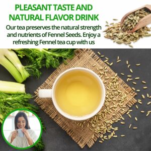 VIDA FARM 125 Fennel Tea Bags 100% Natural Dried Fennel Herbal Tea No Caffeine