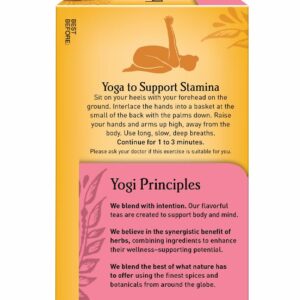 Yogi Echinacea Immune Support Organic Tea Caffeine Free 16 Tea Bags