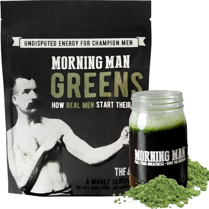 Greens Probiotic Superfood Mix Kick Start Your Morning 75+ Vitamins Green Tea 30 Servings