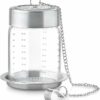 Teabloom Elegant Non-Toxic Loose Tea Glass Infuser