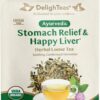 DelighTeas Liver Detox tea Stomach Relief & Liver Cleansing 50 Servings