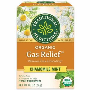 Traditional Medicinals Tea Relieves Gas & Bloating 16 Tea Bags