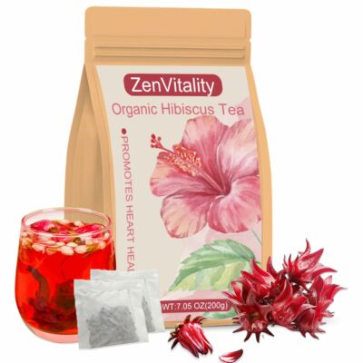 ZenVitality Premium Hibiscus Tea Organic 100 tea bags
