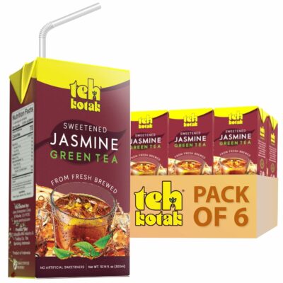 Teh Kotak Sweetened Jasmine Green Tea 6 Pack