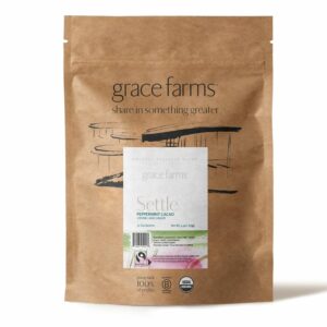 Grace Farms SETTLE Wellness Organic Instant Tea Blend 50 Sachet Pouch