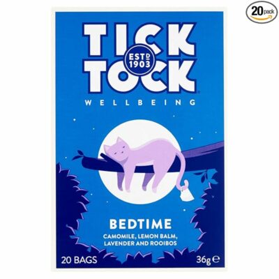 TICK TOCK TEAS Bedtime Herbal Tea Blend 20 Tea Bags
