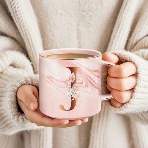 Personalized Gifts for Women Coffee Mug Initial Customized Gift