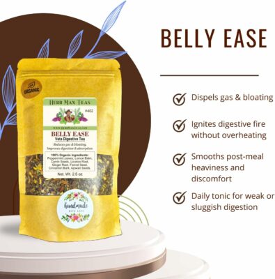 DIGESTIVE TEA for gas bloating & weak digestion formulated