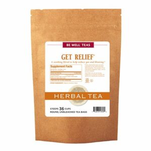 The Republic of Tea Get Relief Herbal Tea For Digestion 36 Tea Bags