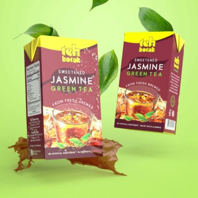 Teh Kotak Sweetened Jasmine Green Tea 6 Pack