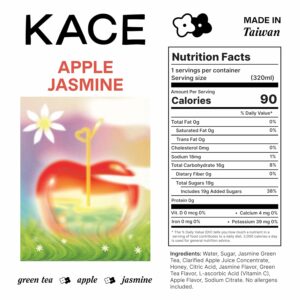 Jasmine Iced Tea with Apple Tea Drink 12 Pack