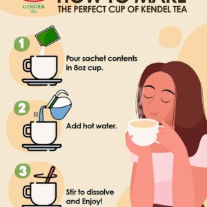 Kendel Instant Ginger Herbal Tea 14 Sachets
